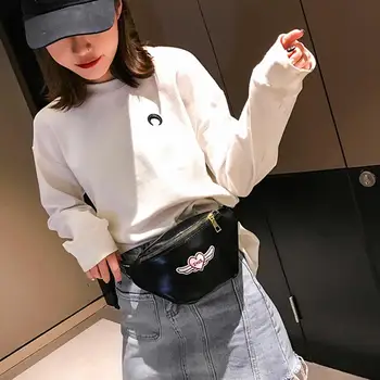

2019 Fanny Packs for Women Hot Fashionable Leather Handbag Messenger Bag Sport Chest Bag Pockets Shoulder Bag Waist Packs