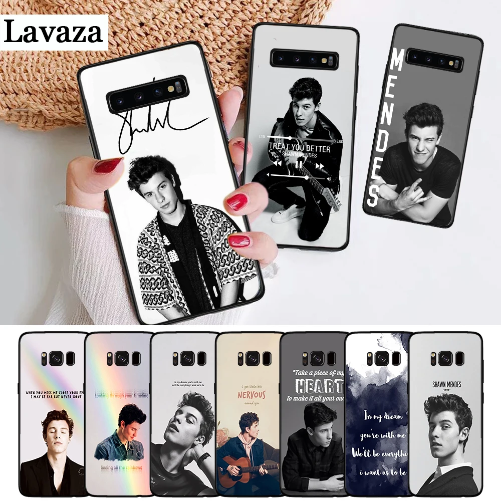 

Lavaza BiNFUL Shawn mendes Pattern Silicone Case for Samsung S6 Edge S7 S8 Plus S9 S10 S10e Note 8 9 M10 M20 M30