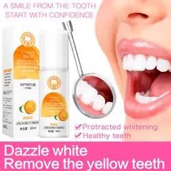 Ослепительная девушка магазине чистый природный удалить пятно желтый отбеливание зубов устные рот спрей 60 мл Vente