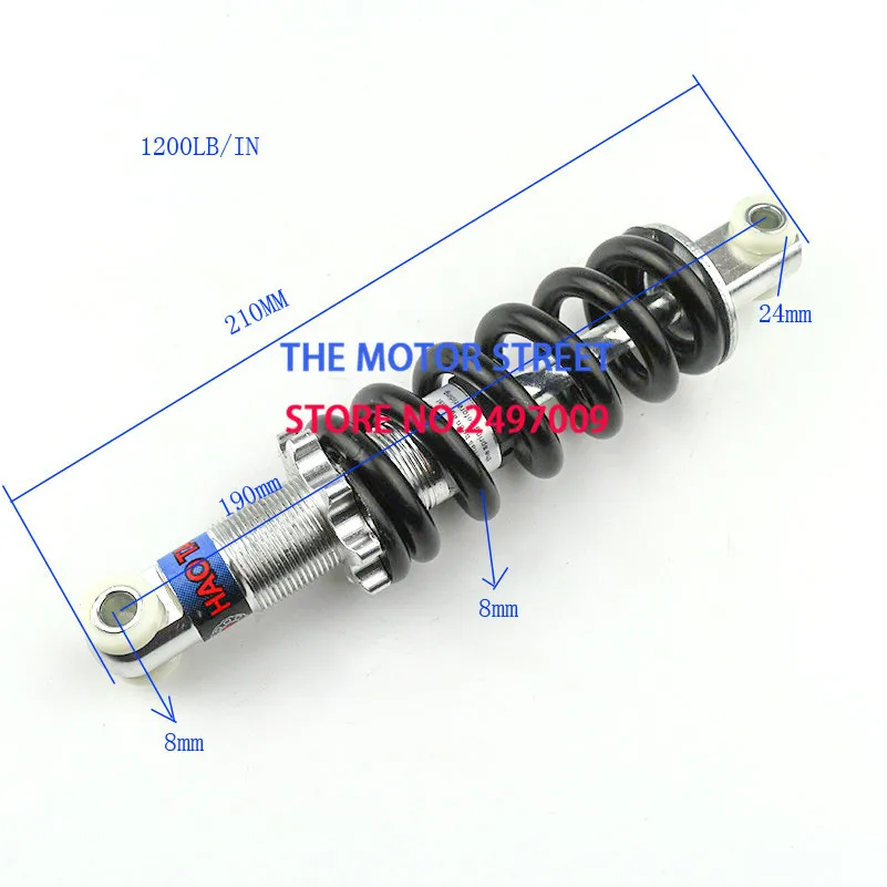 1 шт. велосипед электрические скутеры велосипед металлический задний амортизатор подвески пружинный амортизатор 150* 1200LBS Запчасти для велосипедов