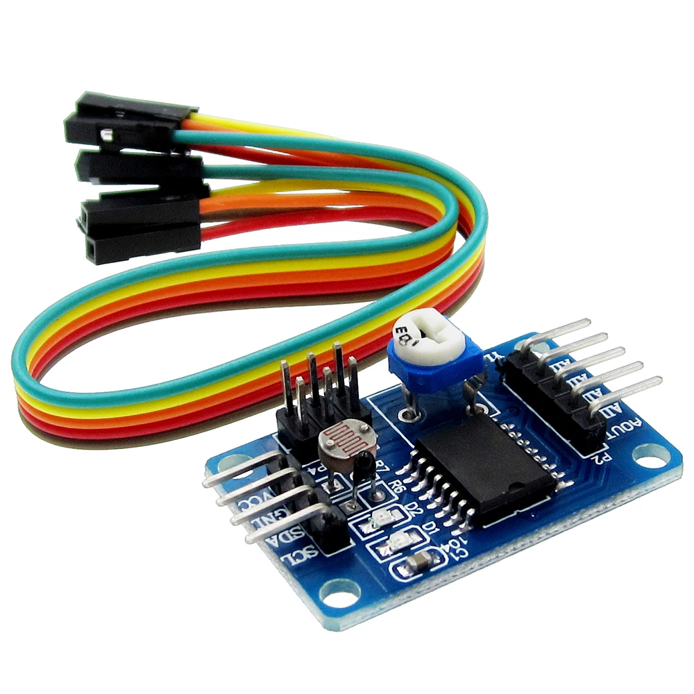 10 Pz Pcf8591 Muslimatsingle Low Power Supply Modulo Scheda Di Controllo Analogico A 4 Canali Per Arduino Raspberry Pi I2C 3.3V 5V