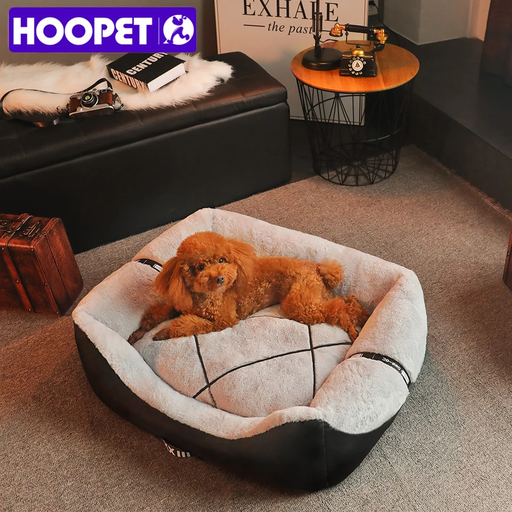 HOOPET, кровать для собаки, кошки, теплое домашнее гнездо для питомца, подушка, одеяло, коврик, корзина для маленьких собак