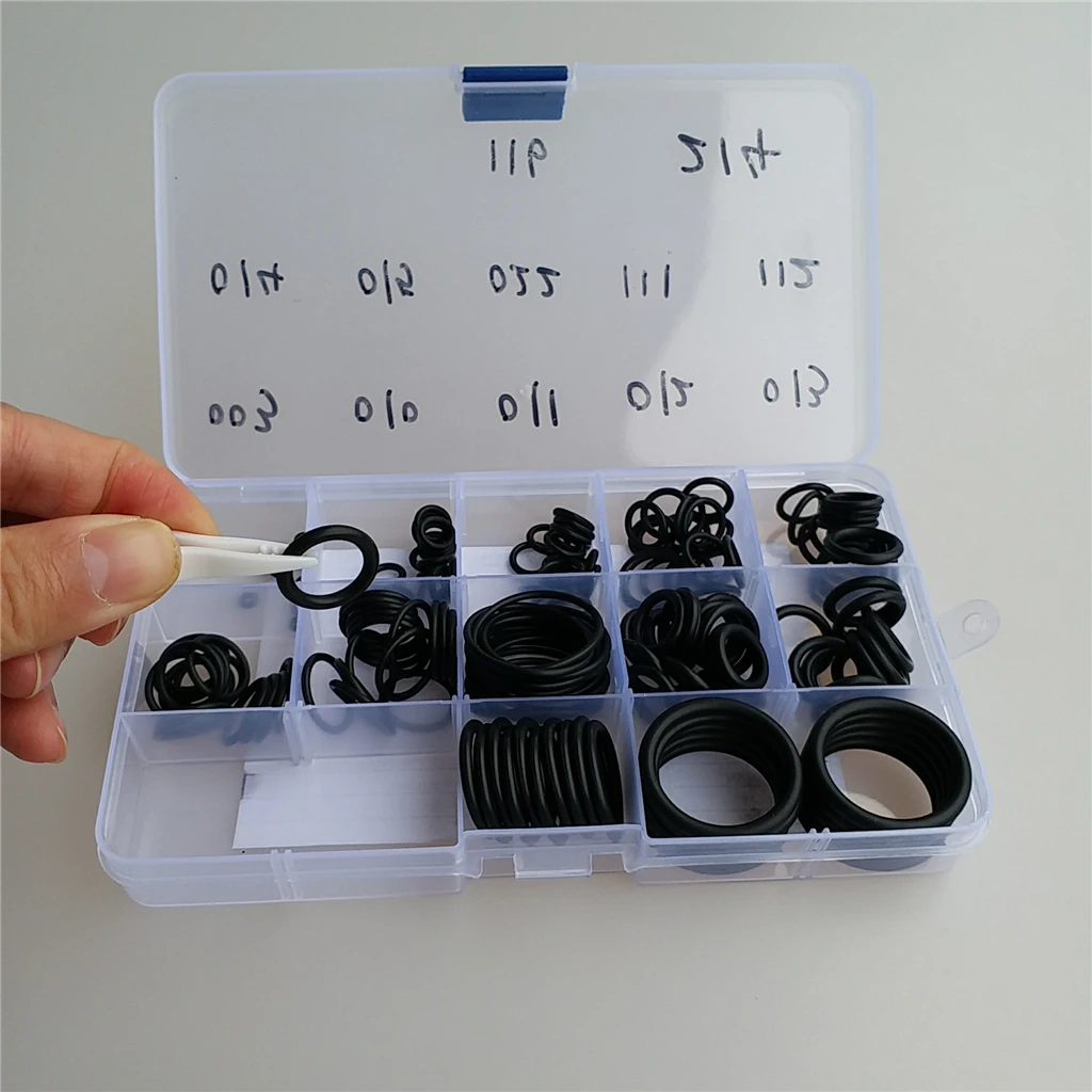 170Pcs 12 Sizes Nitrile Rubber Sealing O Rings Washer For Scuba Diving Cylinder/Tank 