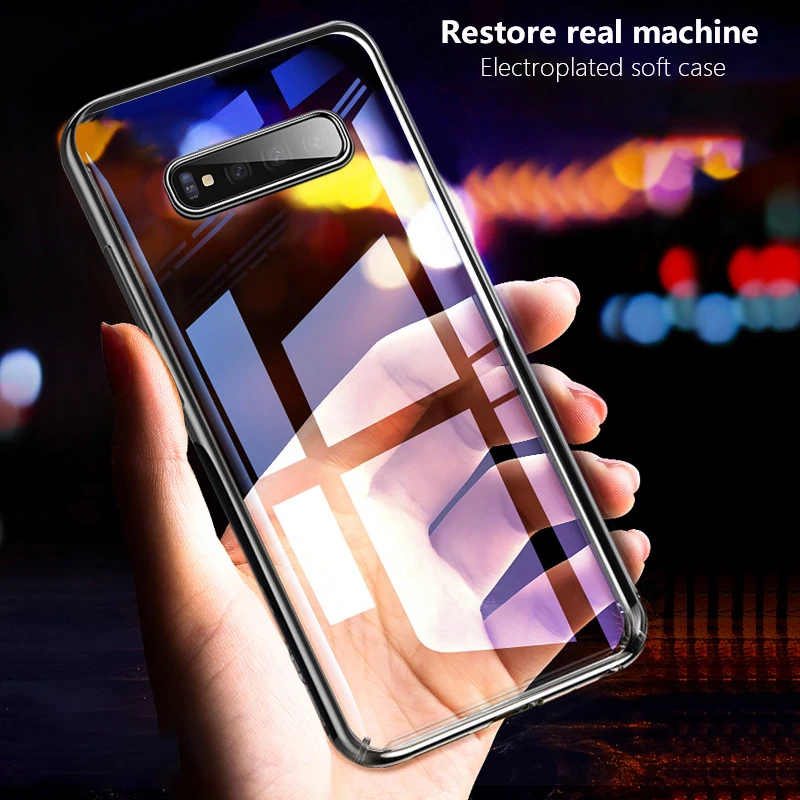 Transparent Case for Samsung Galaxy S10 Plus S10e Soft TPU Cover Ultra Thin Smooth phone |