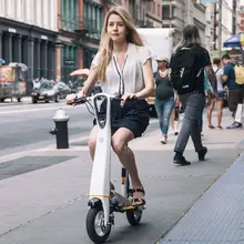 Folding Electric Scooter with seat for adults Foldable Electirc Bicycle Hoverboard Skateboard One Mile