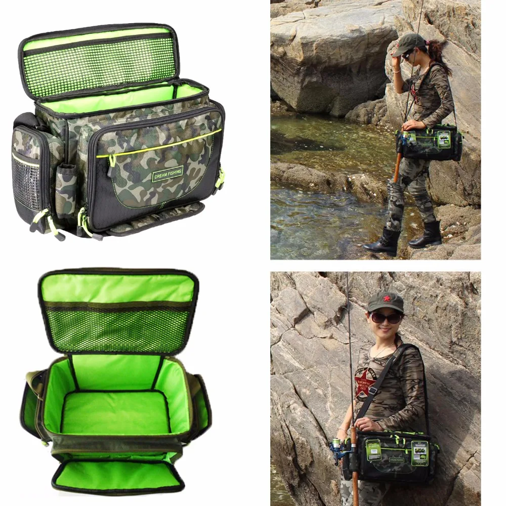 Открытый Рыбалка Bag1200D нейлон Водонепроницаемый многофункциональные рыболовные
