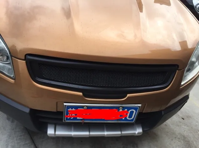 Полимерная Черная передняя решетка капота гриль Накладка подходит для Nissan Qashqai