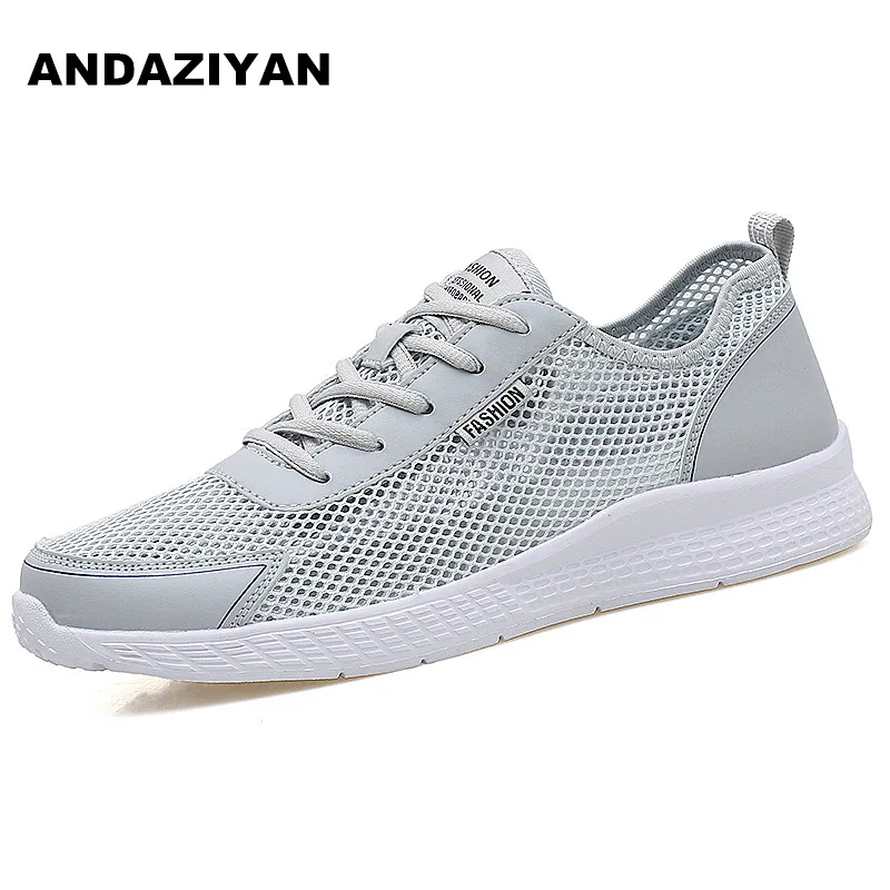 

Summer mesh breathable not boring feet large size casual men shoes
