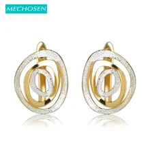 MECHOSEN персонализированные спиральные круглые OL стильные серьги-гвоздики французский крючок крутые женские латунные серьги для пирсинга уха ювелирные изделия хиппи ЛГБТ