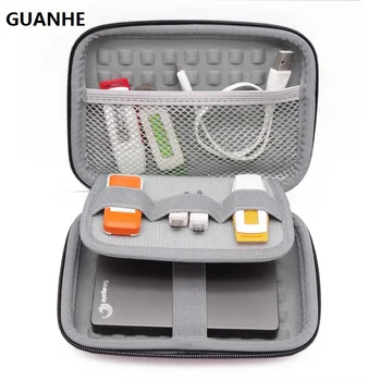 

GUANHE 2.5" Hard Disk Case Portable HDD Protection Bag for External 2.5 inch Hard Drive/Earphone/U Disk Hard Disk Drive Case