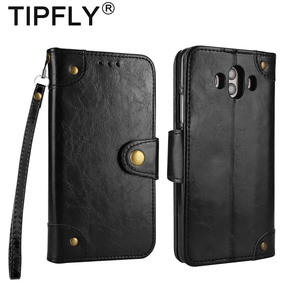 Tipfly Coque для Huawei Коврики 10 Чехол подставка Бумажник Флип PU кожаный чехол Ретро