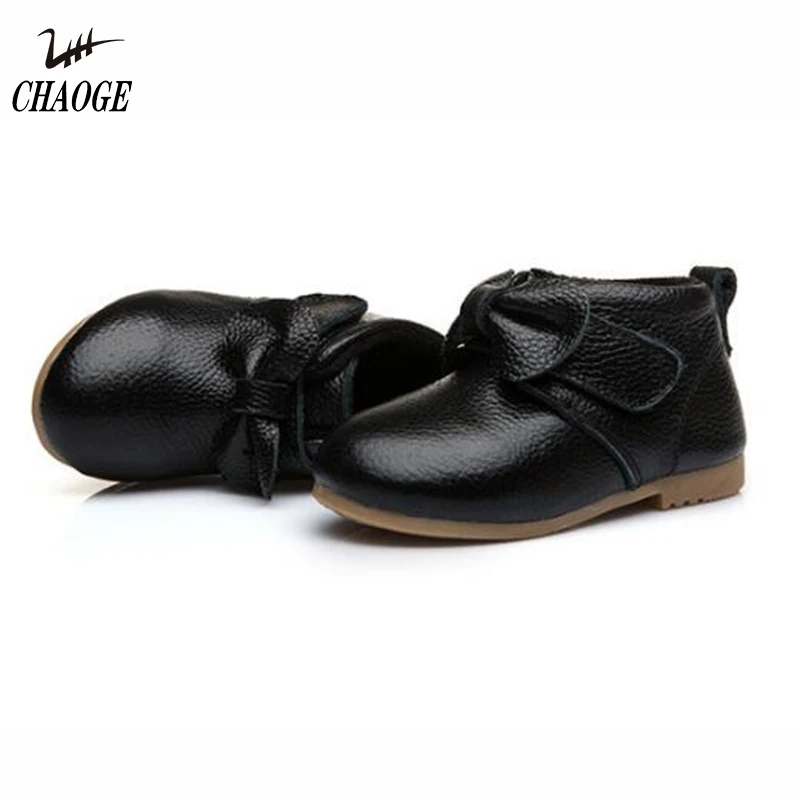 

2019 children's cotton shoes autumn and winter girls boots low tube plus cashmere low tube boots free shipping#1