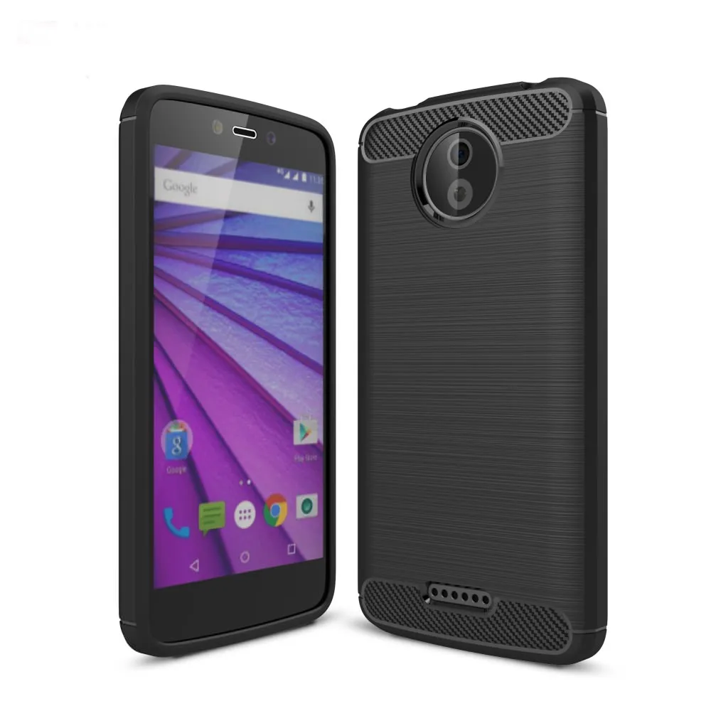 Чехол для телефона Motorola Moto C из углеродного волокна элегантный деловой бампер G5 G4