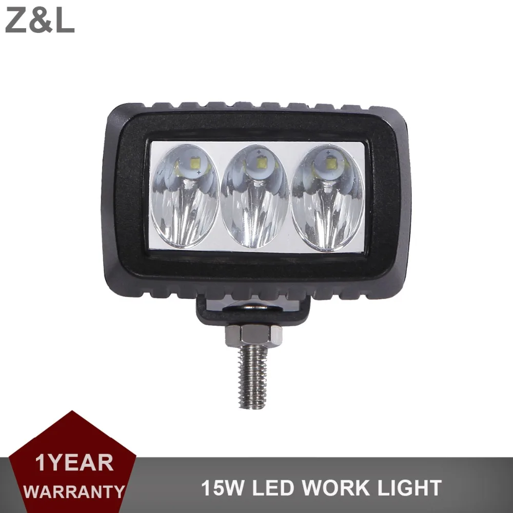 

15W Offroad LED Work Light Bar 12V 24V Car Motorcycle Truck SUV Bicycle ATV 4X4 4WD AWD UTE Tractor Trailer Headlight Fog Lamp