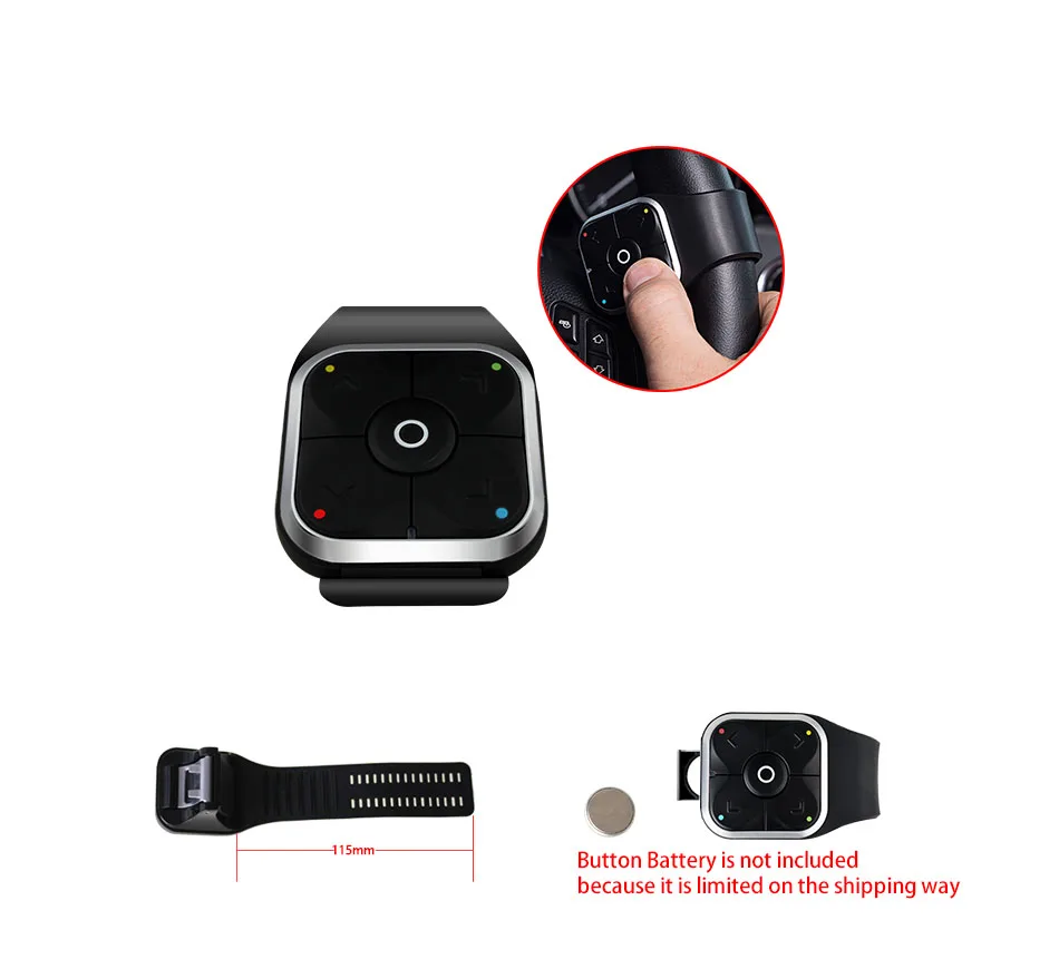 

Special Bluetooth radio Steering wheel control wireless media Button without Battery Only For Ownice Android Car DVD