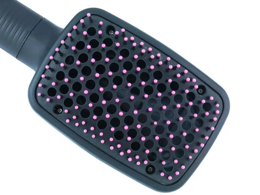 New Hair Dryer and Volumizer Salon Hot Air Paddle Styling Brush Negative Ion Generator Hair Straightener Curler