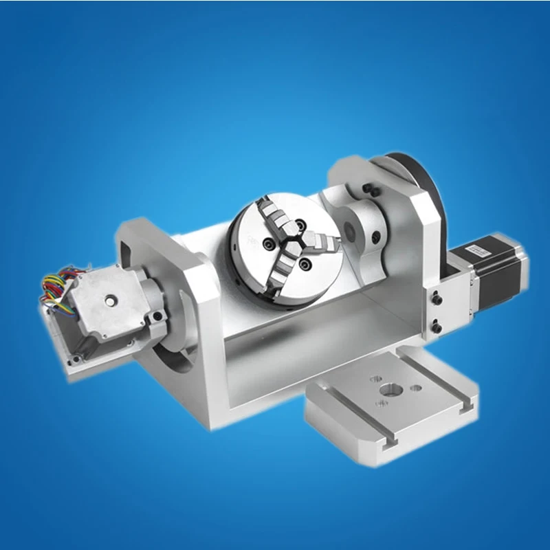 

Mini Engraving Machine Five-axis CNC Dividing Head Accessories Engraving Machine Rotary Axis CNC Indexing Head A Axis