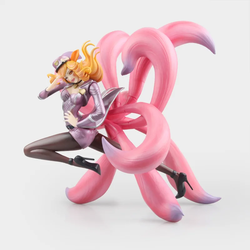 22cm Ahri the Nine-Tailed Fox pvc action figure collection gift kids model toys juguetes brinquedos 22cm Ahri the Nine-Tailed Fox pvc action figure collection gift kids model toys juguetes brinquedos