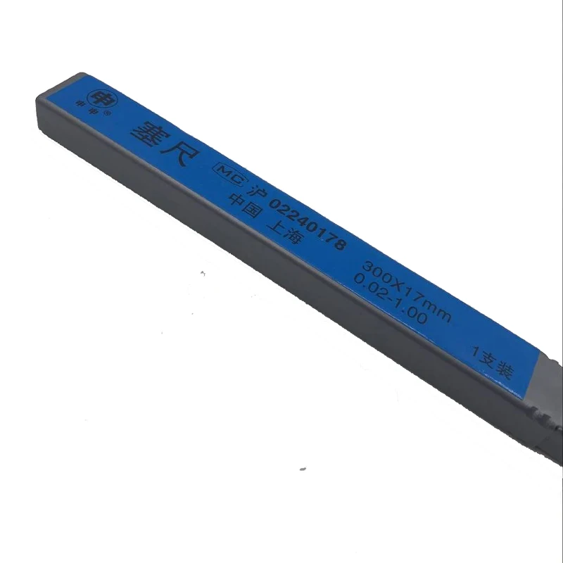 High Strength Metric Long Feeler Gauge 0.02 To 1mm 17 Blades 30cm Thickness Gap Measure Tools feeler gauge