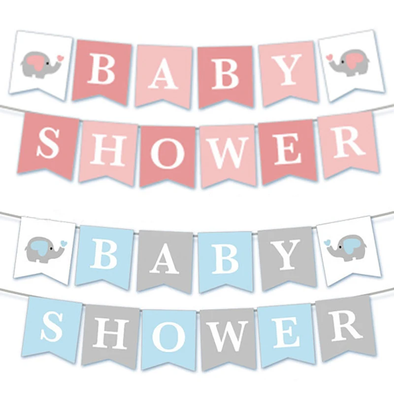 Ipopu elephant 3m Baby Shower Boy Girl It's a Gender Reveal Children Birthday party|Украшения своими руками для