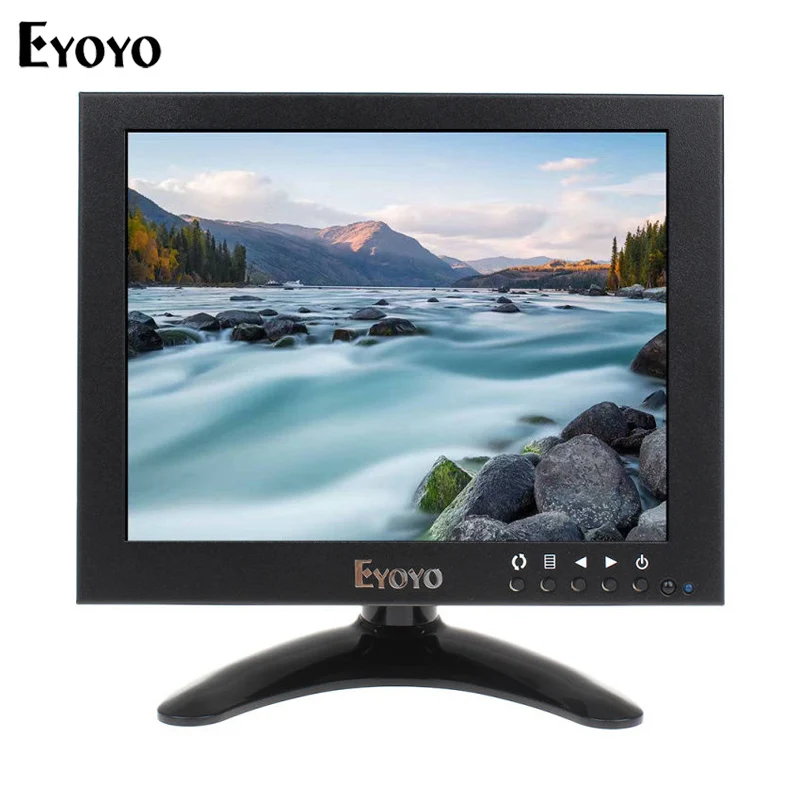 Eyoyo jswhd08 8 &quotдюймов IPS ЖК-дисплей HD Мониторы 1024*768 1080 P CCTV Камера видео HDML VGA BNC AV