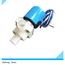 12Vdc пищевой Соленоидный клапан для воды нормально закрытый 2 способа низкого давления 0-1.0PSI