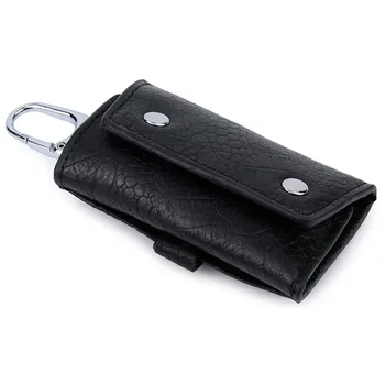 

Retro Genuine Leather Men Cowhide Multi-function Car Key Holder Case Waist Hanging Keychain Wallet Bag Housekeeper for Business