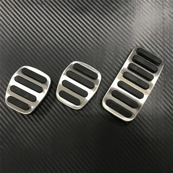 

DEE Car Accessory For Volvo S40 V40 C30 MT Manual Gas Brake Accelerator Modified Pedal Stainless Steel Pads Refit Cover