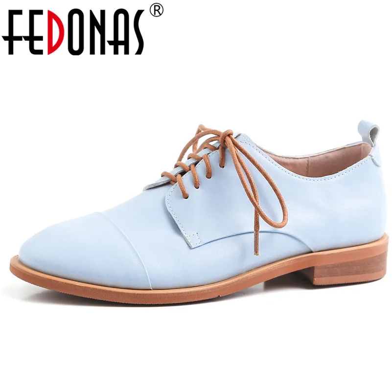 

FEDONAS Rome Style Fashion Women Med Heels Pumps Genuine Leather Corss-tied Ladies Shoes Woman Round Toe Casual Shoes Pumps