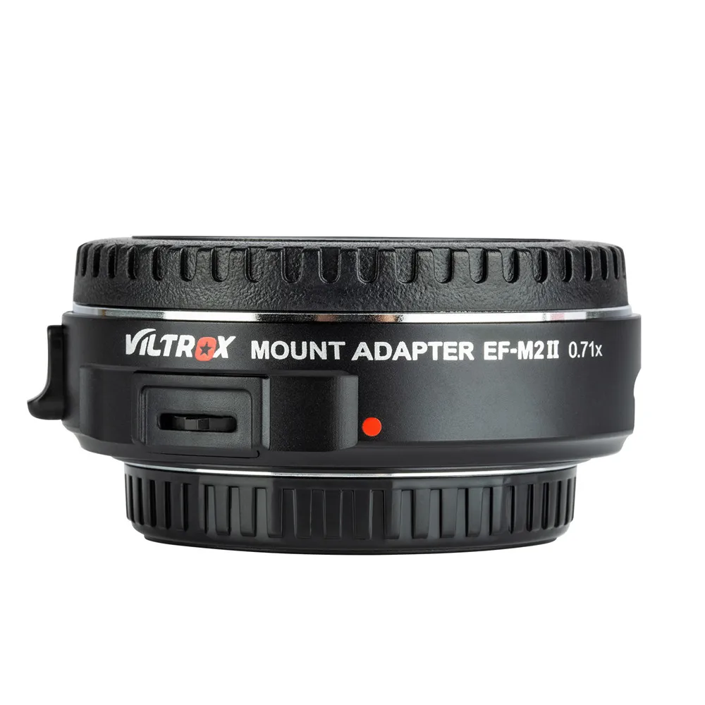Viltrox EF-M2II AF авто-фокус EXIF 0.71X снижение скорости усилитель объектива адаптер турбо для Canon EF объектив к M43 камера GH4 GH5 GF6 GF1