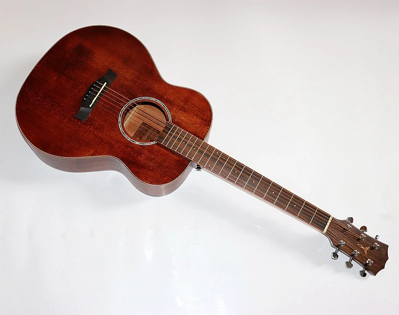

solid spruce top mini acoustic guitar