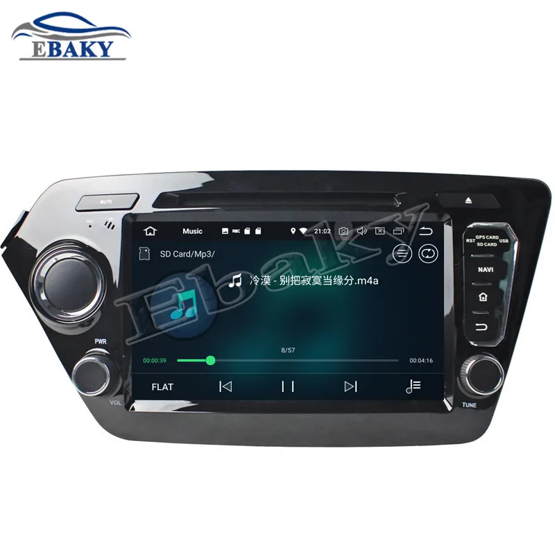 Flash Deal NaviTopia 8inch 4GB RAM 64GB ROM Octa Core Android 9.0 Car DVD Player For KIA K2/RIO 2011-2012/Bluetooth/GPS 5