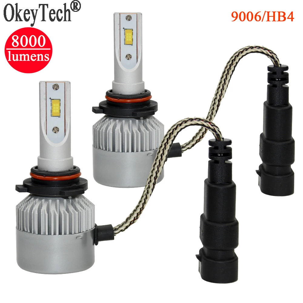 2x LED Car Headlight Bulbs Super Bright Car Lights 9006/HB4 72W 8000LM
