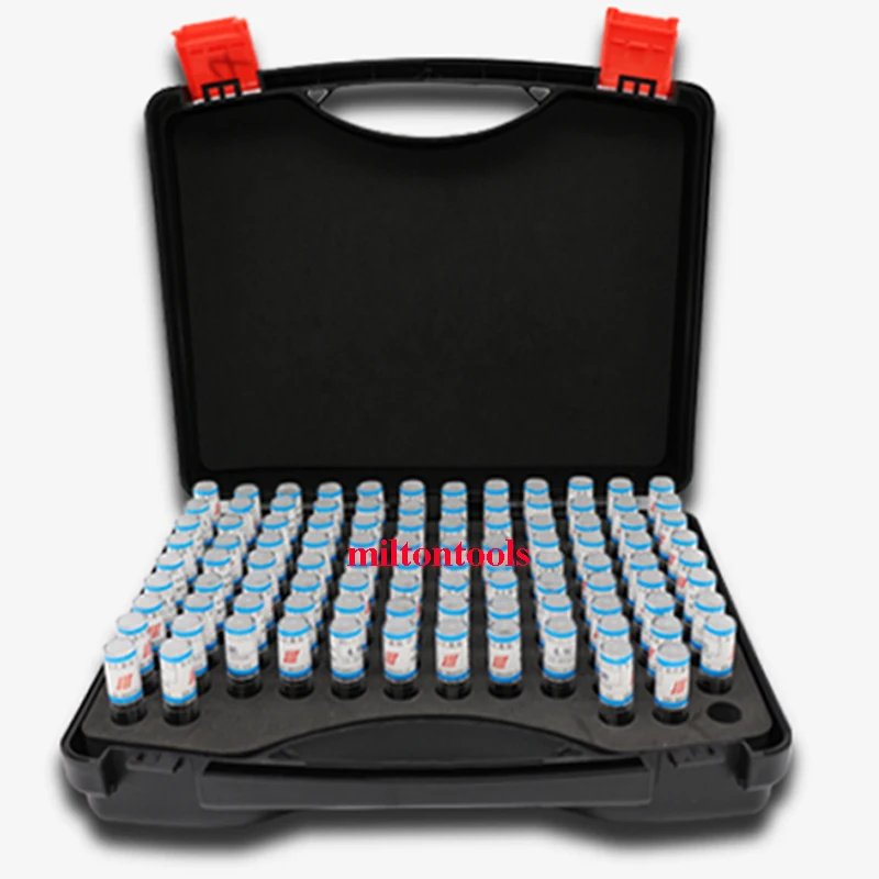 0.30 10.00mm step 0.1mm Steel Pin Gauge Pin Measuring Tool, 98pcs/box