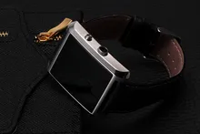 Mode Wasserdichte Bluetooth 4,0 Smart Uhr Ips-bildschirm Smartwatch Armbanduhr mit Kamera Sweatproof Lederband IPS Touch
