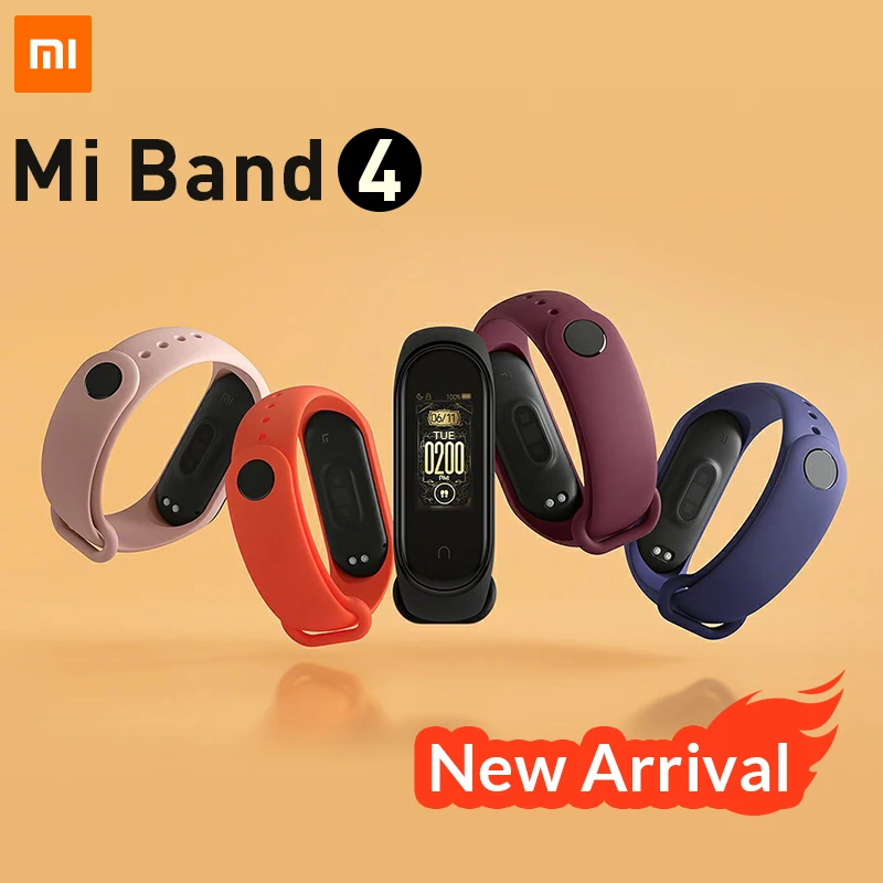 Xiaomi Band 4 Смарт Miband 4 браслет сердечного ритма фитнес цветной экран Bluetooth 5,0 глобальная версия Мстители Лига