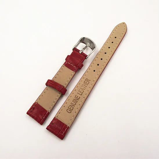 Ремешок из натуральной кожи для наручных часов 16 мм 10 шт./лот 070704|strap bracelet|strap