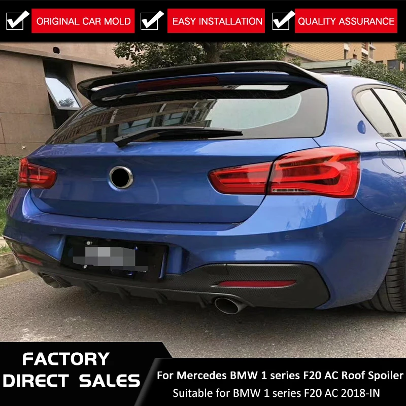 For BMW F20 Spoiler 2018-IN 1 Serie 116i 120i 118i M135i F21 Carbon Fiber Hinten Dach/ top AC Stil | Автомобили и мотоциклы