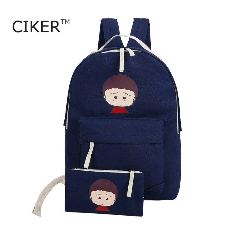 

CIKER Pretty style brand design canvas women backpacks for teenage girls school bags student book bag leisure backpack mochilas