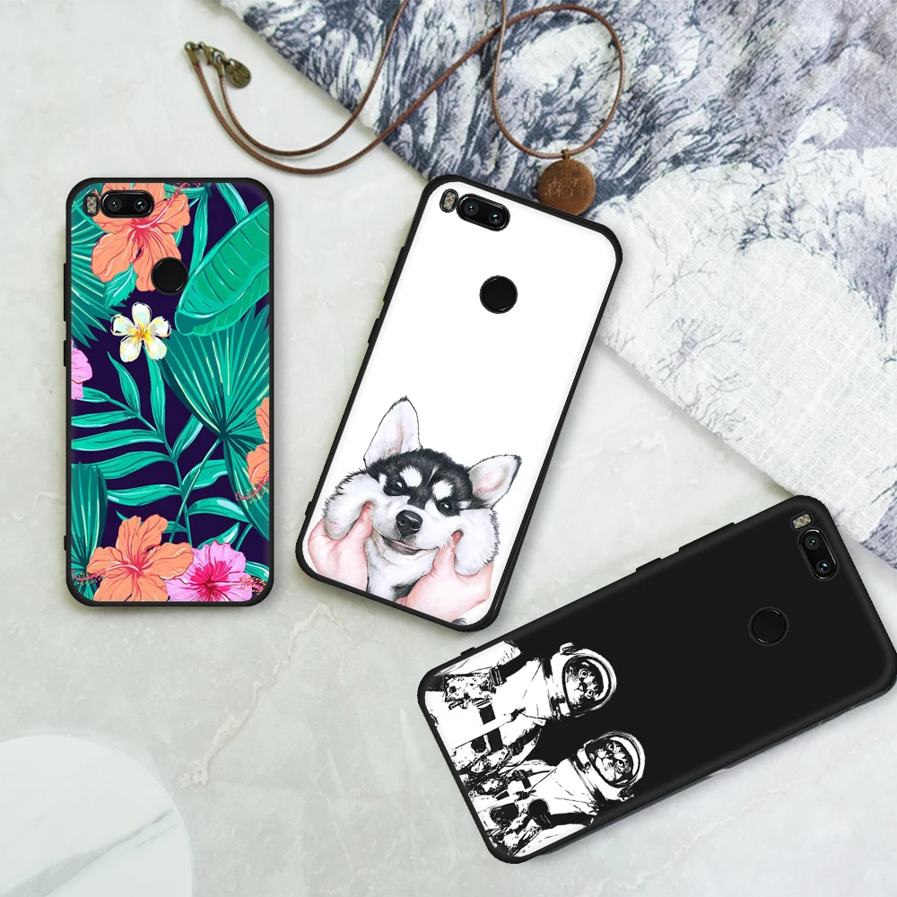 

Space Cute Animals Pattern Cases For Xiaomi Mi A2 A1 8 SE Mi6X Mi5X Pocophone F1 Fashion Printing Patterned TPU Back Cover Case