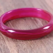 Ценностные образцы бразильский агат браслет крашеный халцедон Роза персонализированный модный браслет