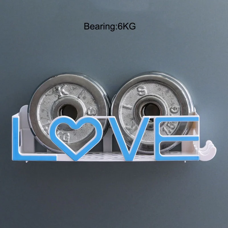 الحمام المطبخ تخزين الرف مع الحب المنزل ملصقات جدار رف دش سلة الحمام الشامبو حامل المنظم استنزاف رفوف