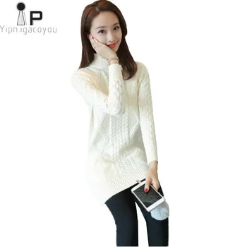 

Fashion Sweater Women Long Knitting Pullover Autumn New Plus Size Pink Black Knitted Sweater Harajuku Women Jumper Winter Tops