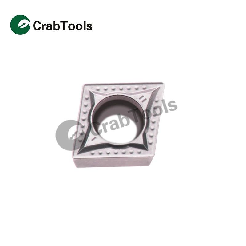 

Crab Tools Teagutec 10PC CCMT 09T308 MT TT8020 Metal Turning Lathe Tools Turning Cutter Carbide Insert CNC Tool Tip Machine