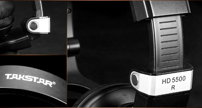Оригинальные наушники TAKSTAR HD5500 DJ гарнитура Музыкальный монитор аудио наушники Профессиональный монитор динамические наушники для ПК