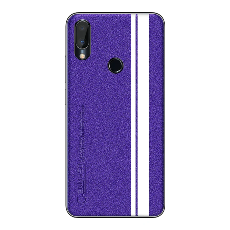 Фиолетовый Чехол для Xiaomi Redmi Note 7, чехол для Redmi Note 7 Pro, модный кожаный мягкий защитный чехол для Redmi Note 7, чехол Fundas - Цвет: Фиолетовый