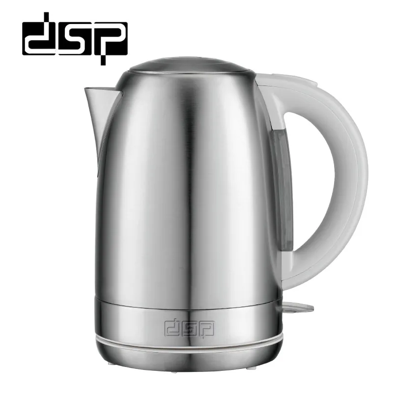 DSP Электрический чайник 1.7L 304 из нержавеющей стали большой емкости бытовой