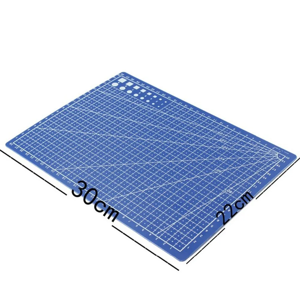 A4 линии сетки коврик для резки Пластик коврик для резки Craft карты ткани кожи Бумага совета ручной работы самодельная бумажная карточка
