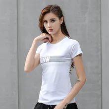 Женские рубашки для йоги сексуальные спортивные дышащие топы Для Йоги Женские футболки с коротким рукавом с открытой спиной тонкие свободные спортивные футболки тренажерный зал фитнес