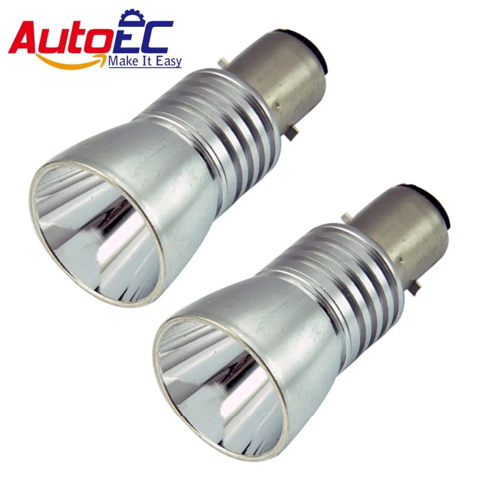 

Moped Scooter e-bike led Headlight lampada BA20D with cree high power 8W 800LM super bright 12-80V white  #MTL009